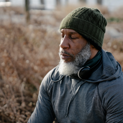 Man Practicing Mindfulness