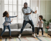 Family dancing