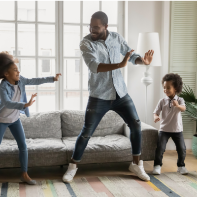 Family dancing