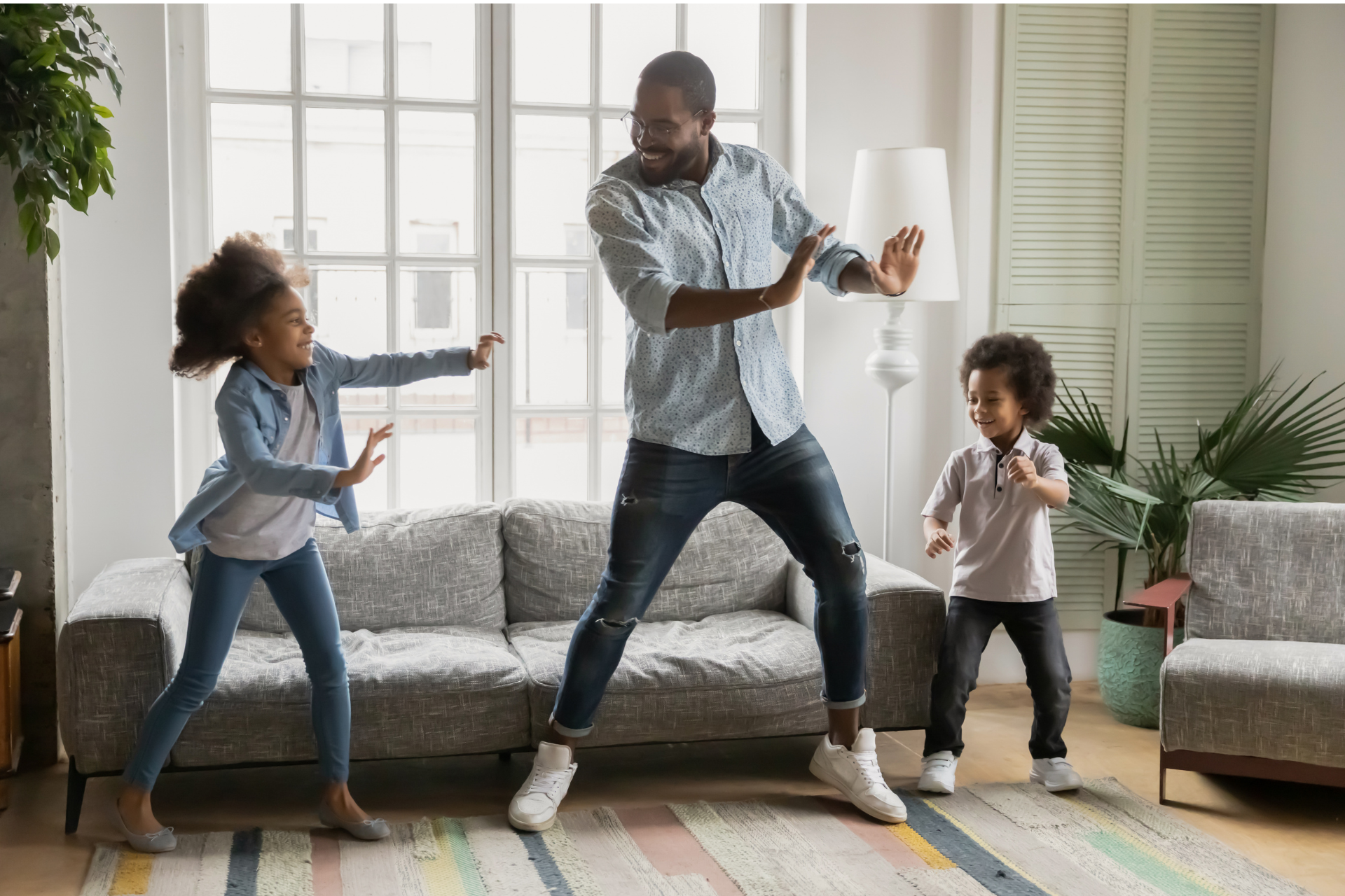 Family dancing